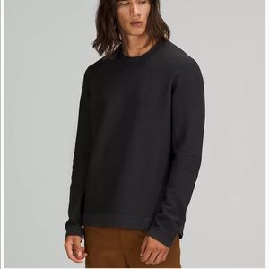All Around Crewneck Sweater Lululemon, Black/Graphite Grey, Size M